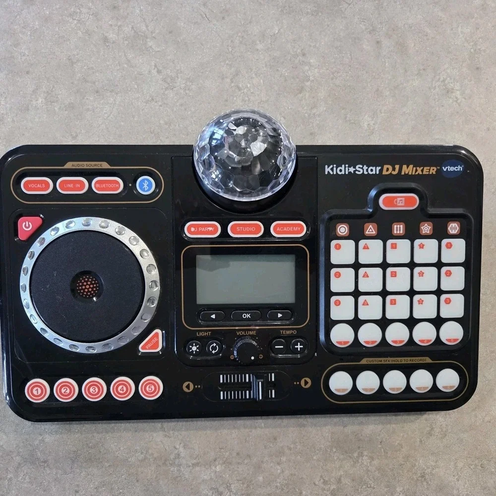 VTech Kidi Star DJ Mixer Musical Electronic Kid's Music Art Toy Hip Hop Tested